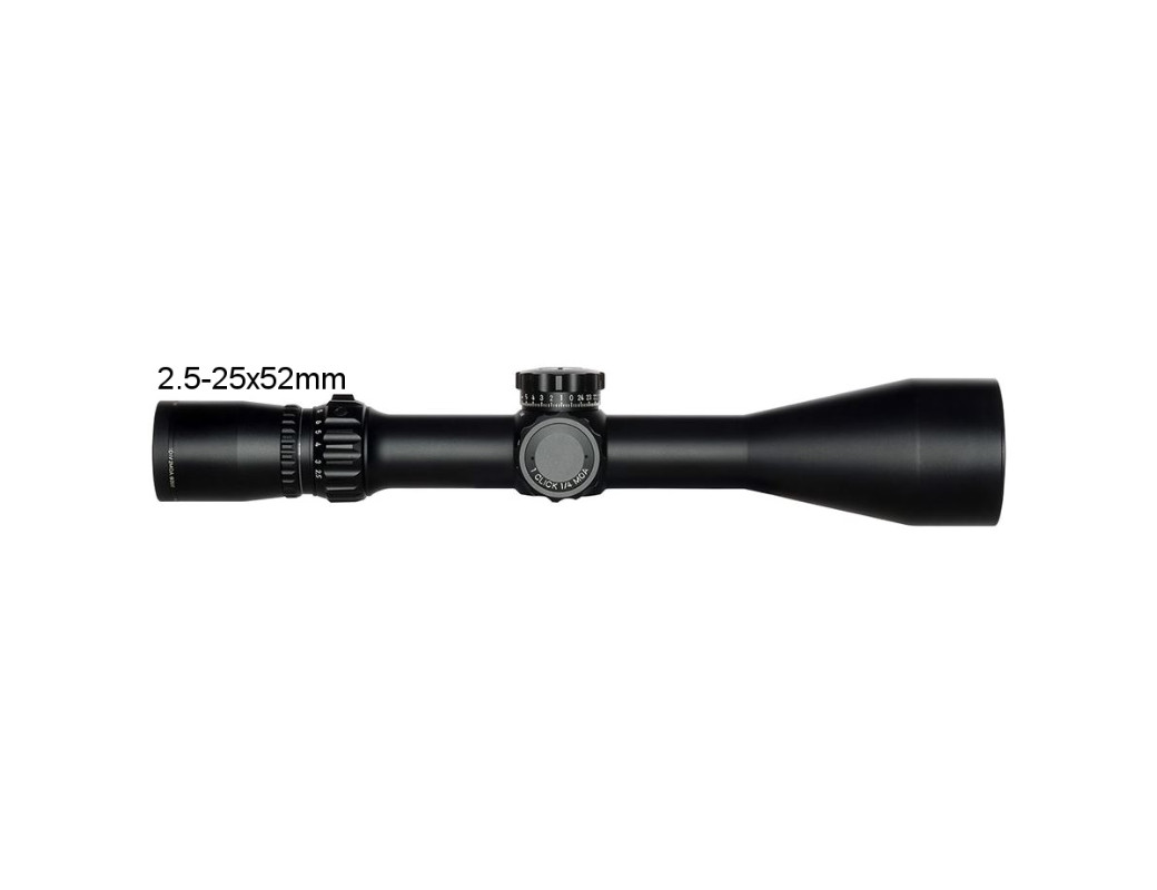 March 2.5x-25x 52 Tactical Scopes – SFP - Bench Rest Tactical